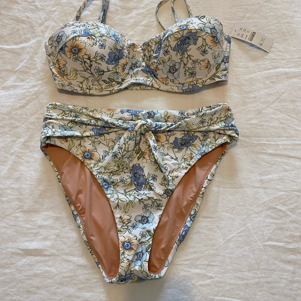 Floral Print Women's Bikini Set